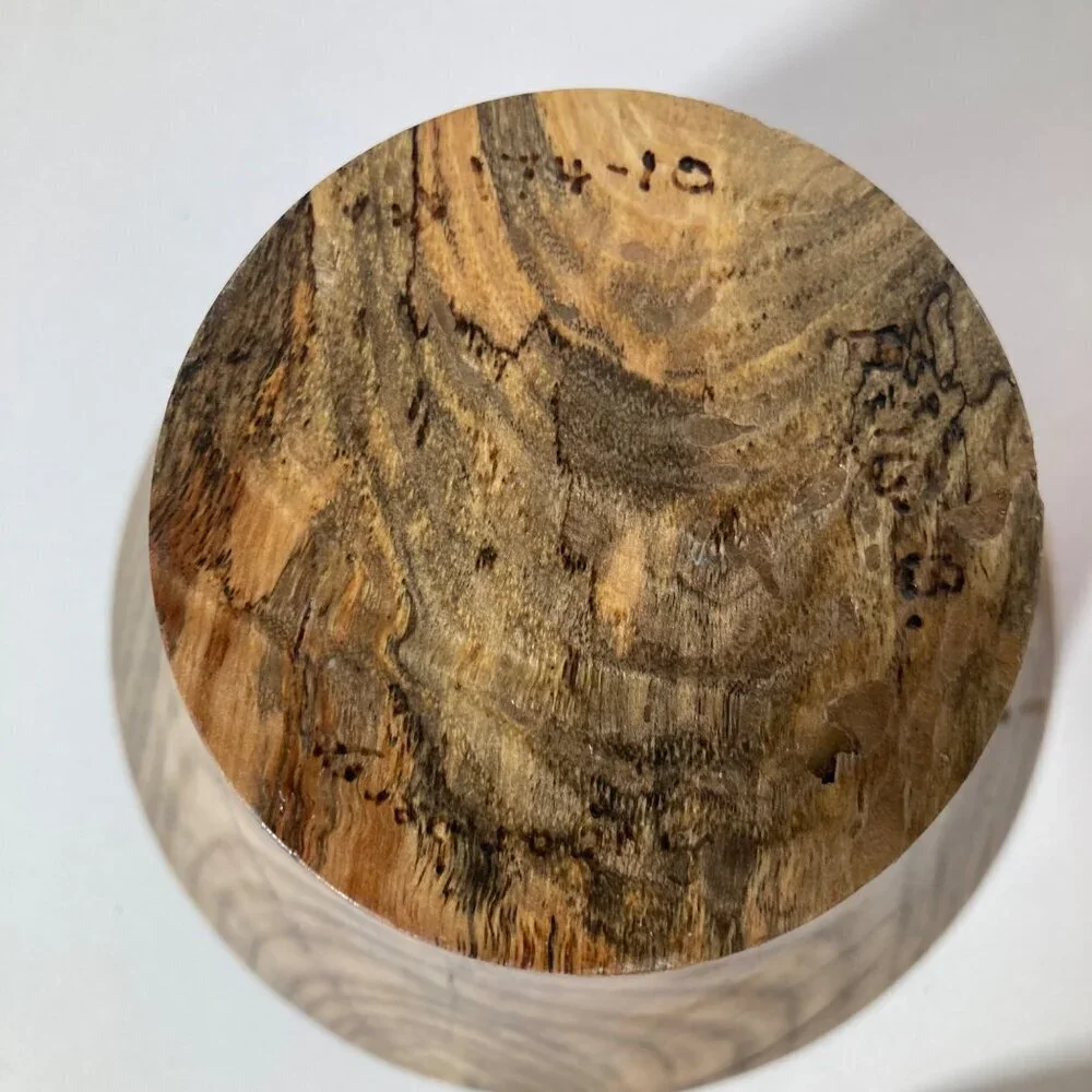 3 Handmade Wood Bowls Spalted Sugarberry Cedar Maple 5 -‎ 6